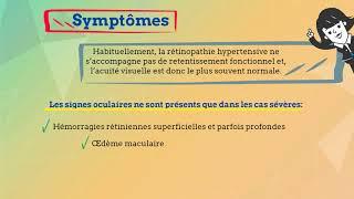 Rétinopathie hypertensive: symptômes et traitement