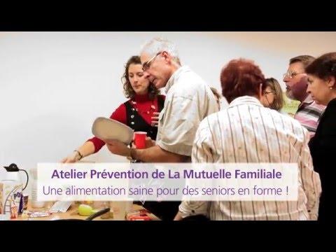 La Mutuelle Familiale Présente L'atelier  : Une Alimentation Saine Pour Des Seniors En Forme