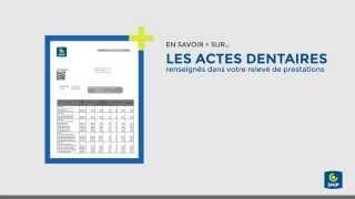 Smip: dépenses dentaires et le relevé de prestations