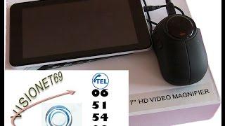 Loupe électronique CAM-SOURIS  7" DMLA